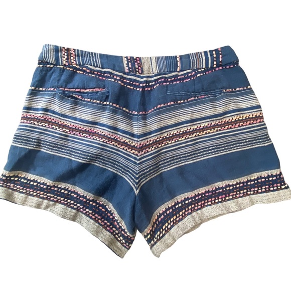 Fleur Bleue Serape Jacquard Textured Short 10 - Picture 6 of 11